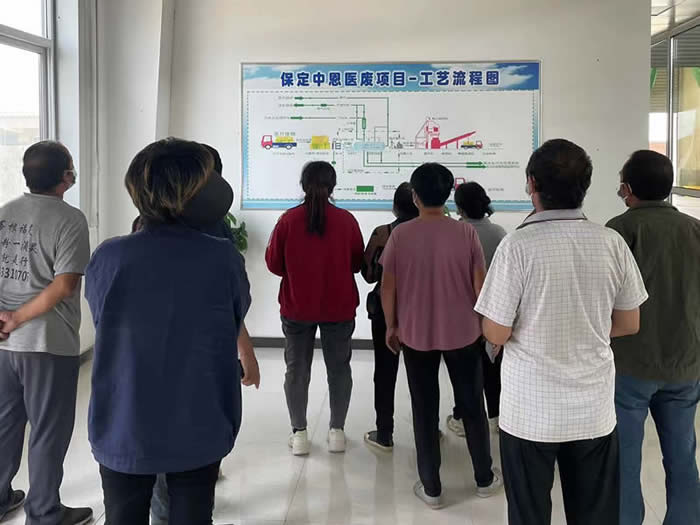 2023年8月12日保定市中恩医疗废弃物集中处置有限公司公众开放活动